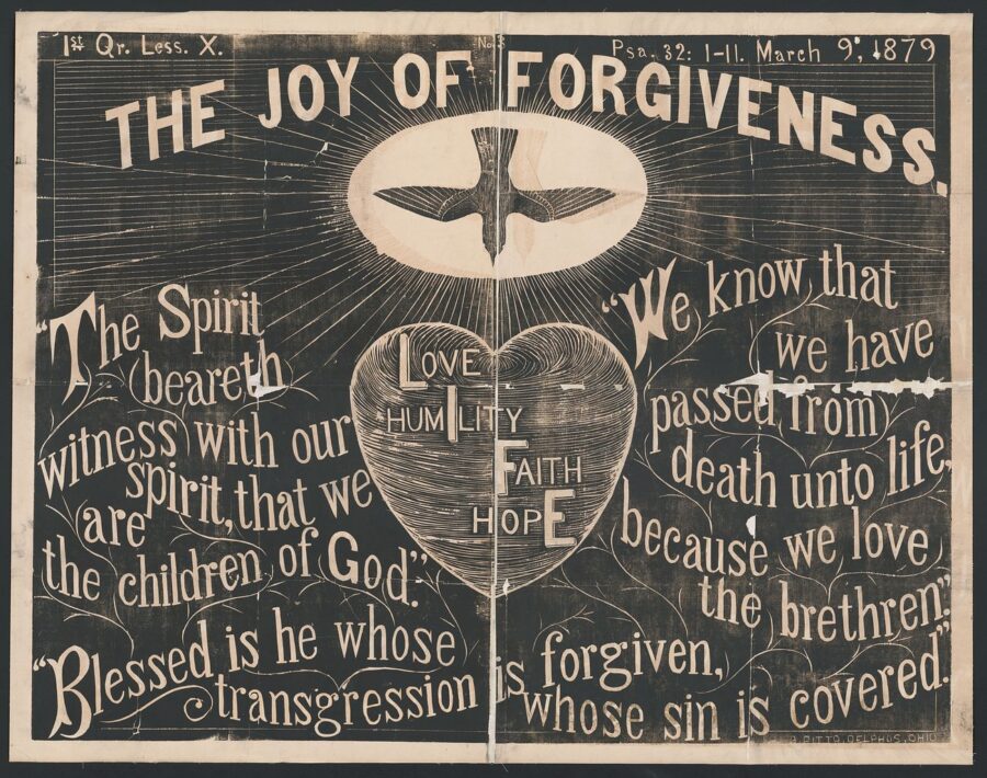 The joy of forgiveness